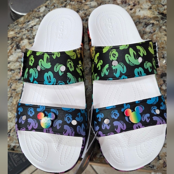 Colorful Crocs Slide Sandals main image 5